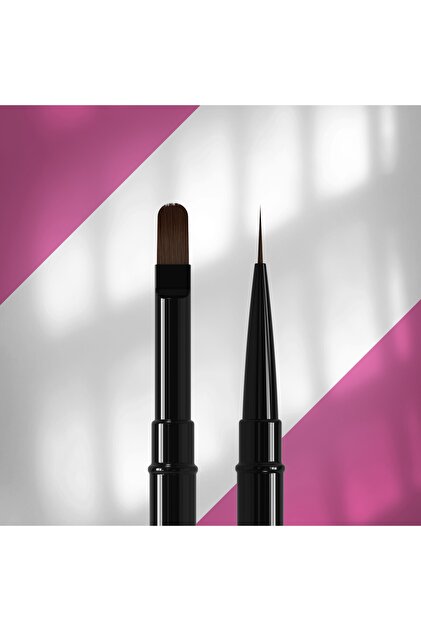 Çift Uçlu Sentetik Nail Art Liner Çizim ve Jel Fırçası 10-11mm NBE-03/06