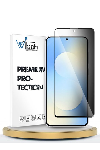 Samsung Galaxy S25 FE 5G 2025 E2E Series Privacy Full Glue Full Cover Tempered Glass Clear/Black