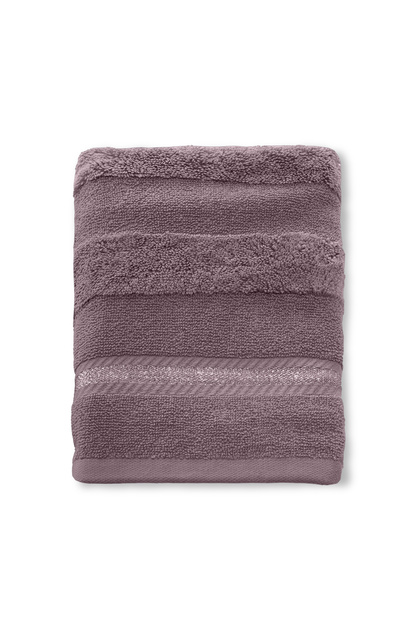Nila Cotton Combed Cotton 2-Piece Hand Towel Set 50 X 90 Plum