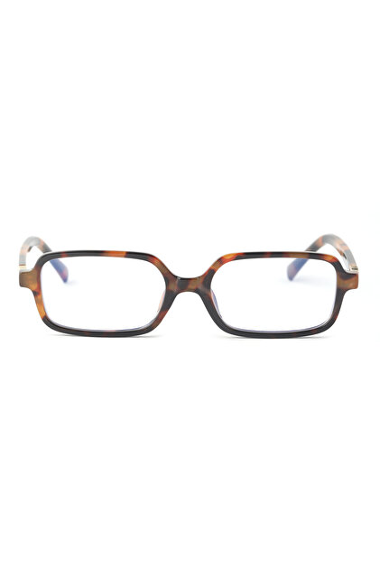 Leopard Frame Rectangular Design Blue Light Protective Glasses