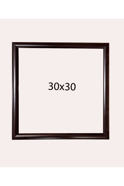 30x30 Çerçeve ( Postersiz ) - Bos1004 kahverengi
