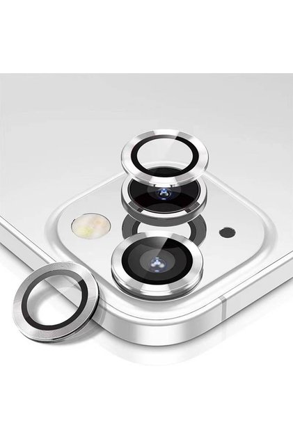 Lentile de Protectie pentru Camera Foto pentru Apple Iphone 14 Pro Max, Silver