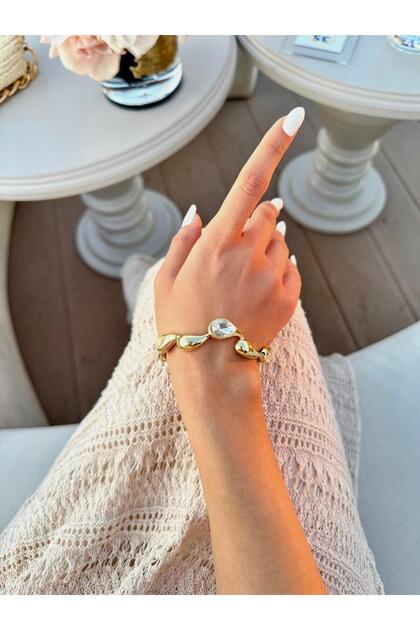 Special Series Drop Stone Gold Bracelet
