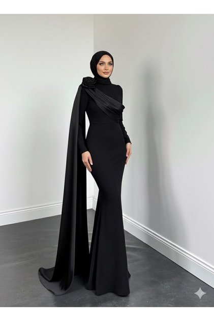 Tailed Evening Dress