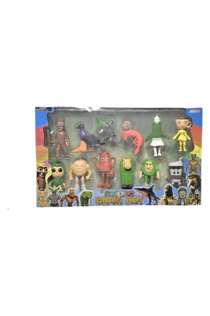 Set 12 figurine, Italian Brain Rot, Tralalero Tralala, MASHASHOP, maro/multicolor, 10 cm