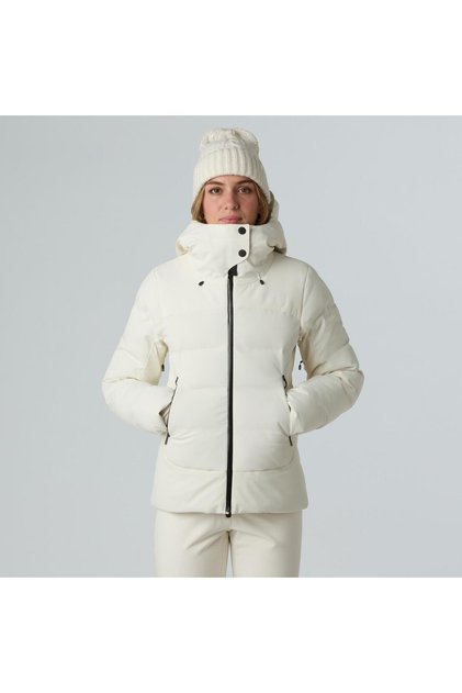 W Cirque Down Jacket Kadın Outdoor Montu (550 Dolgu Kaz Tüyü) NF0A87WSGOL1 Beyaz