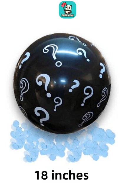 Male Gender Reveal Balloon Confetti Filled Surprise Balloon Birthday Party Decoration