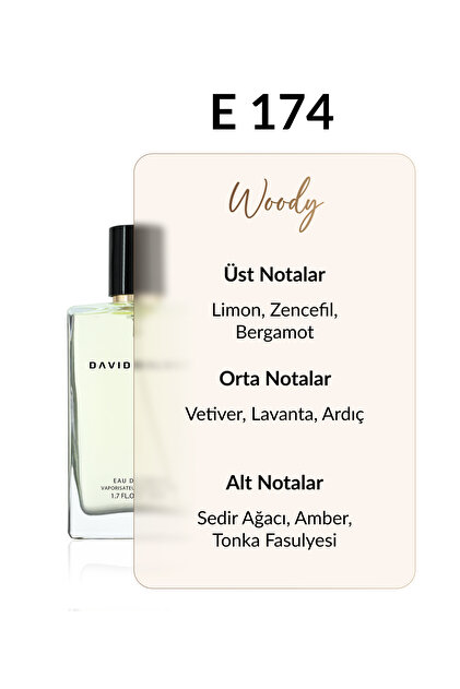 David Walker E174 Zoro 50 ml Erkek Parfüm | Woody - Fiyatı, Yorumları