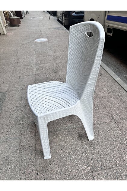 NetBazaars Beyaz Plastik Sandalye 6 Adet Xömbx98 - Fiyatı, Yorumları
