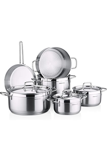 Alfa Stainless Steel Cookware Set, 10 Pieces, / A1998