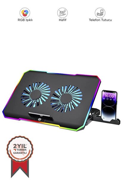 Torima CF-04 Ayarlanabilir Dizüstü Bilgisayar Rgb Soğutma Fanı