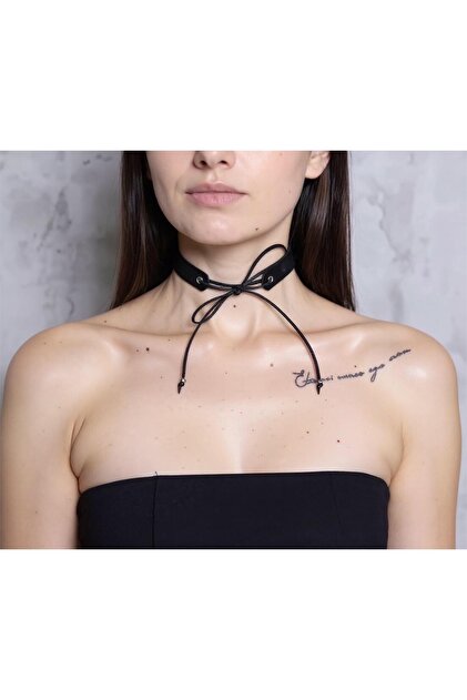 Hakiki Deri Choker