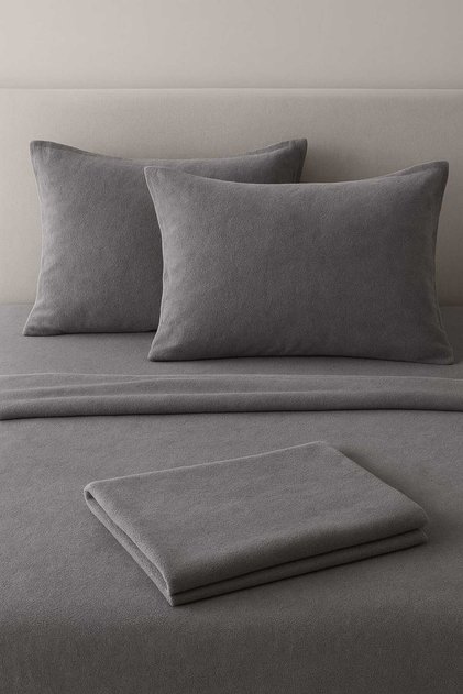 Single-Double-Battal Size Cotton Towel Elastic Sheet