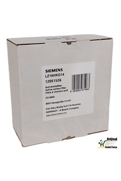 わたし　 Bosch LC66KPJ60T Davlumbaz Karbon Filtre LZ16HKG14 2li 1Takım