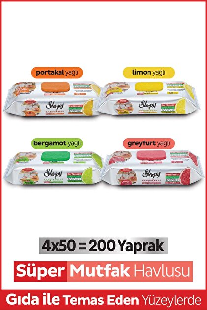 Sleepy Easy Clean Süper Yüzey Temizlik Mutfak Havlusu&mendili