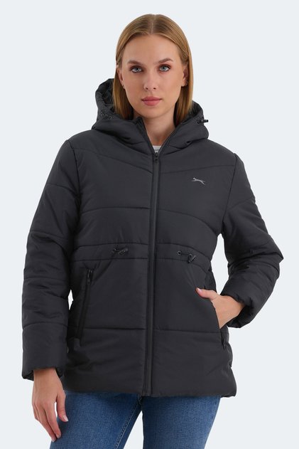 Callu Women's Black Coat & Jacket