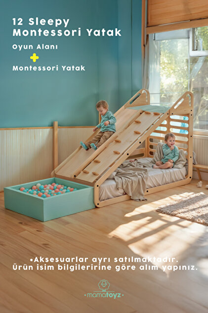 アシモクラフツ coaster kitfor a_tray90 + 暮光BB01 MAMATOYZ Sleepy Montessori Karyola Ve Ön Aksesuarları | Kaydırak
