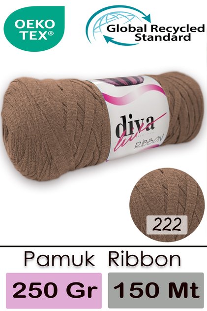 Diva Ribbon 222 Tamna mlečna kafa