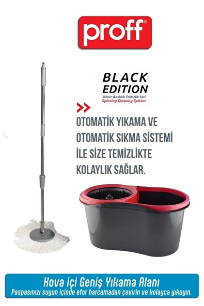 FLODEX Proff Temizlik Seti Black Mop Seti 141123 - Fiyatı, Yorumları