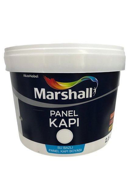 Su Bazlı Panel Kapı Boyası 2.50 Lt - Yeni Plastik Ambalaj - Gri Kayrak -