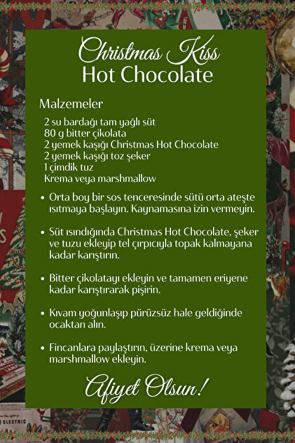 Mim and More Christmas Kiss 2025 Hot Chocolate – Macadamia Aromalı