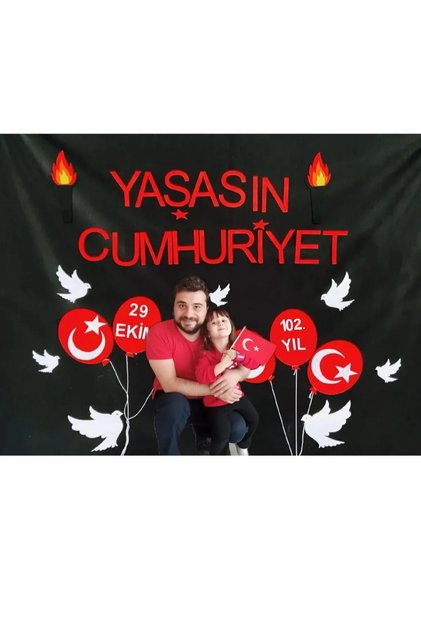 29 Ekim Cumhuriyet Bayramı Panosu Keçeden