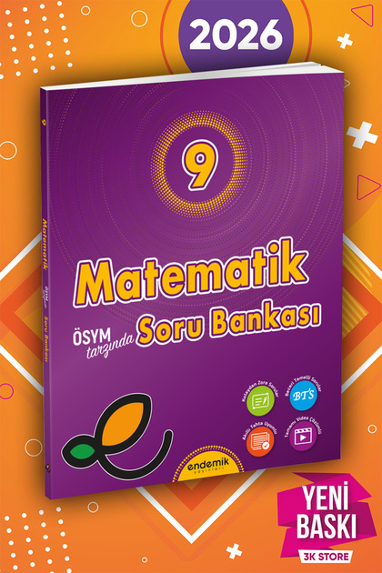 研綱　丸ノミ　9.0 深丸ノミ　9.0 最終値下げ Endemik Yayınları 2025-2026 Endemik 9.Sınıf Matematik Soru Bankası