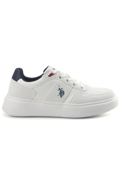 Men's White Low-Top Sneakers - Lightweight, Minimalist Designed for Style