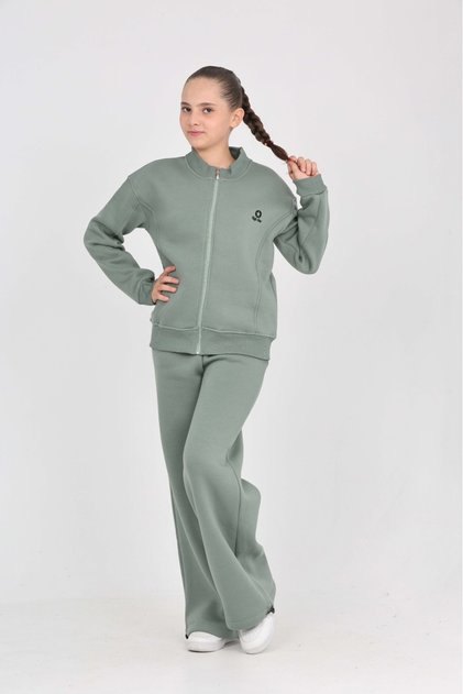 Girl's Star Embroidered Tracksuit Set