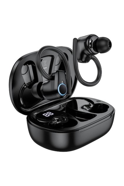 Căști wireless / Bluetooth stereo TWS Pure joy in-ear EQ8 negre