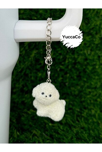 Poodle Dog Thermos Ornament/Dog Thermos Charm/Animal Figure Bag Charm