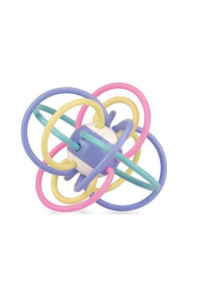- Baby Teething Rattle Grasping Ball Toy - Multicolor