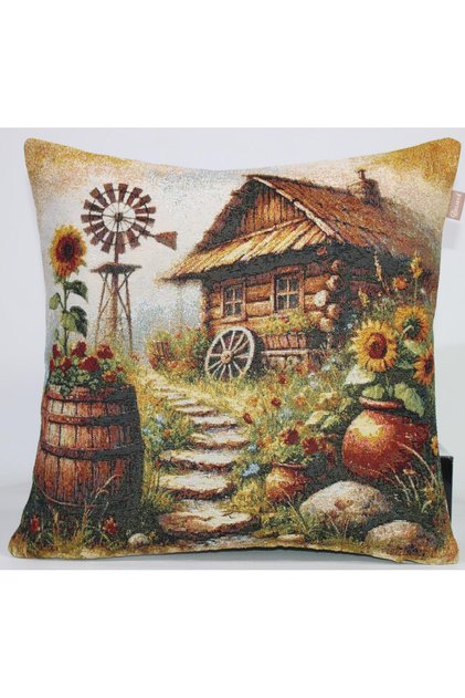 Hannah Jacquard Woven Tapetry Decorative Cushion 45*45