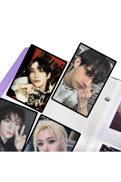 Home Yeşil Kpop Fotokart Albümü, Binder 6x9 Instax Fotoğraf Resim