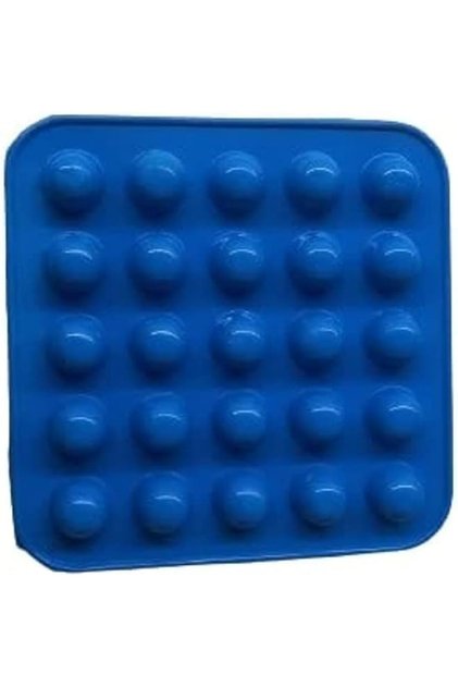 Square Bubble Silicone Mold for Cakes and Desserts, mold is durable, flexible, and easy to use.