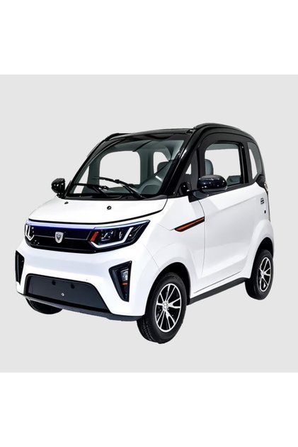Masina Electrica Model X9, fara permis, 25km/h, autonomie 65 Km, Alba