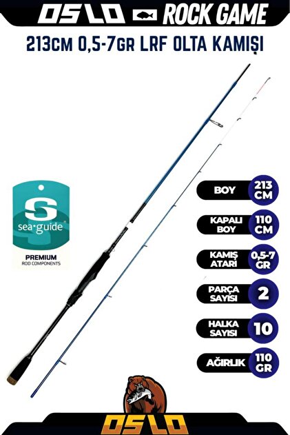 LAOS & ROKO CDセット Oslo Rock Game 213cm 0,5-7 gr LRF Olta Kamışı - Fiyatı, Yorumları