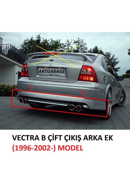 VECTRA B ARKA TAMPON EKİ (BOYASIZ)FİBERGLASS