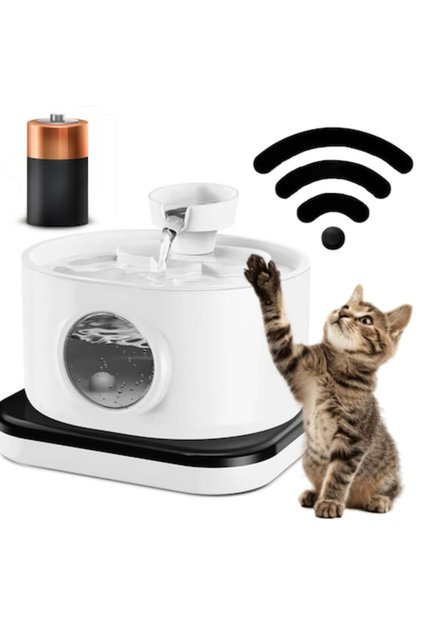 Dispenser Apa Automat Wireless Tip Fantana Pentru Pisici Si Caini