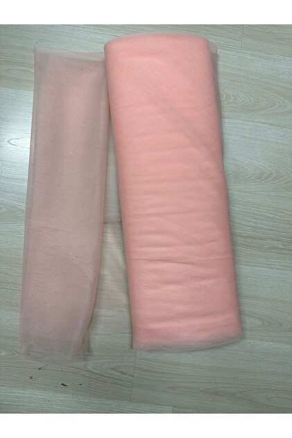 Salmon Dream Tulle 100X300 cm | Engagement, Henna, Wedding, Bundle, Door and Party Decoration Fabric 5 Meters