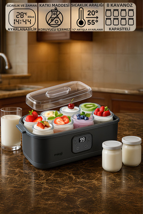 Mioji Mio YM8 Probiyotik Yoğurt & Kefir Yoğurt Yapma Makinesi