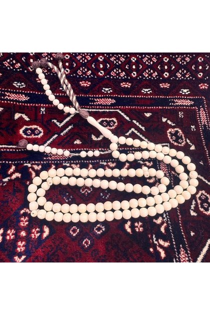 سبحة عظم مكونة من 99 خرزة