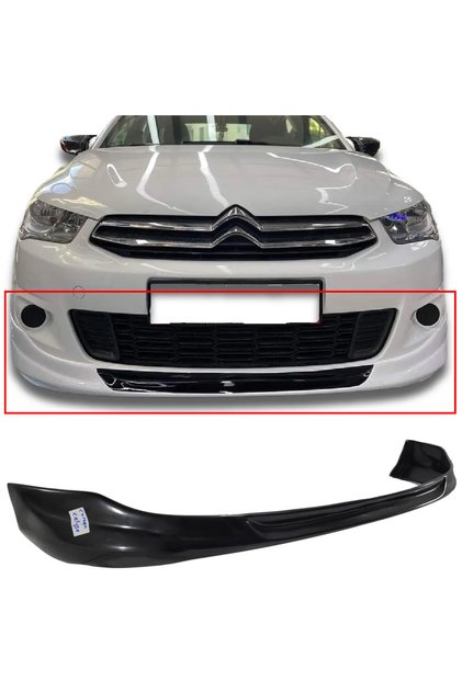 Citroen C Elysee Ön Ek Karlık Plastik Mat Siyah 2013 2014 2015 2016 2017 Makyajsız Kasa
