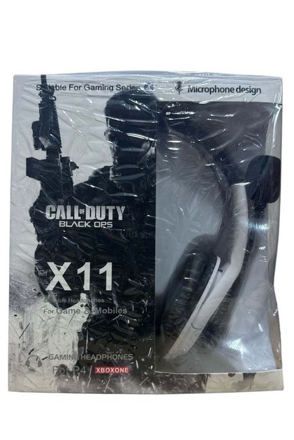 سماعة رأس Black Ops للألعاب مع ميكروفون 3.5 ملم صوت نقي