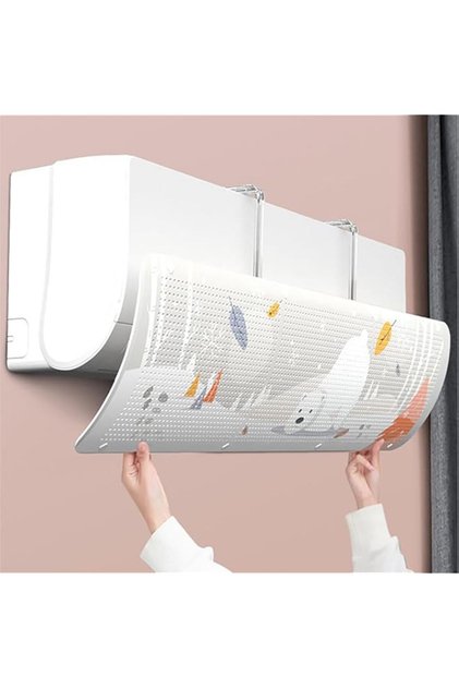 ALMEKAQUZ Air Conditioner Deflector,Adjustable Outlet Shield Air Wing Wall Mounted Deflector, air co