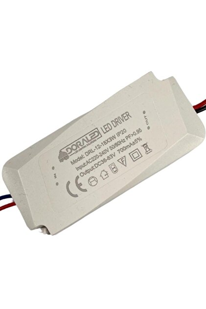 DORA LED 12-18X3W 700Ma 36-63V Power Led Driver IP20 Power Led