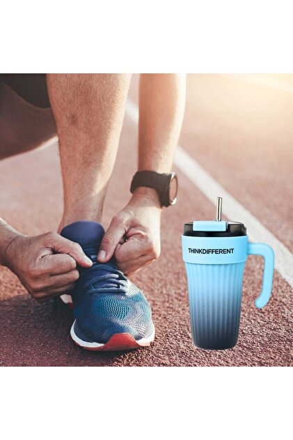 Bondy Think Different Kulplu Kapaklı Büyük Boy Mug 860 ml