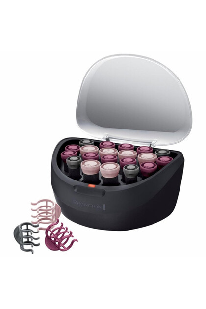 Set bigudiuri electrice Ionic H5600, 20 de bigudiuri, 3 dimensiuni, ionizare, finisaj catifelat, negru