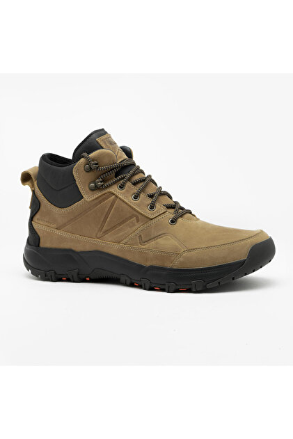 Decathlon Quechua Erkek Su Geçirmez Outdoor Deri Bot - Kahverengi