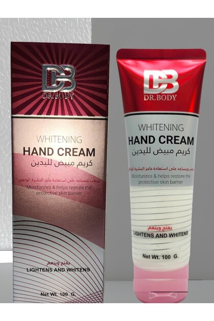 Whitening and moisturizing hand cream, a Thai cream that deeply treats and nourishes the skin and works to soften and lighten the hands, 100 grams